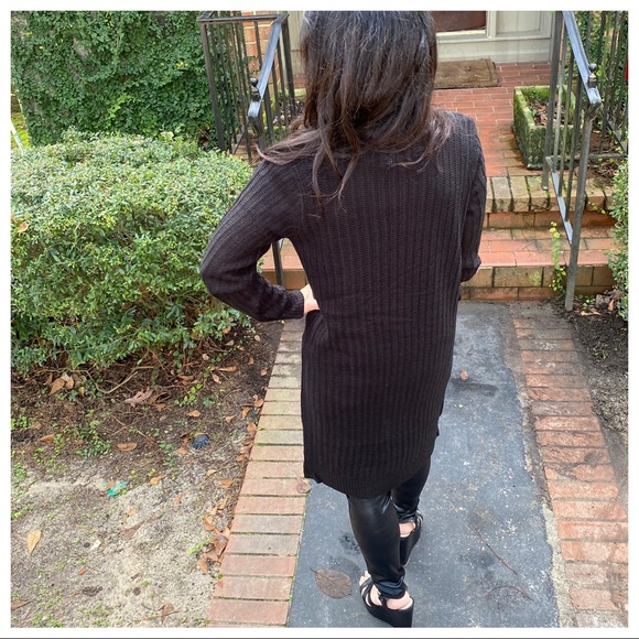 #10 Black knit side pocket cardigan - Picture 5 of 9